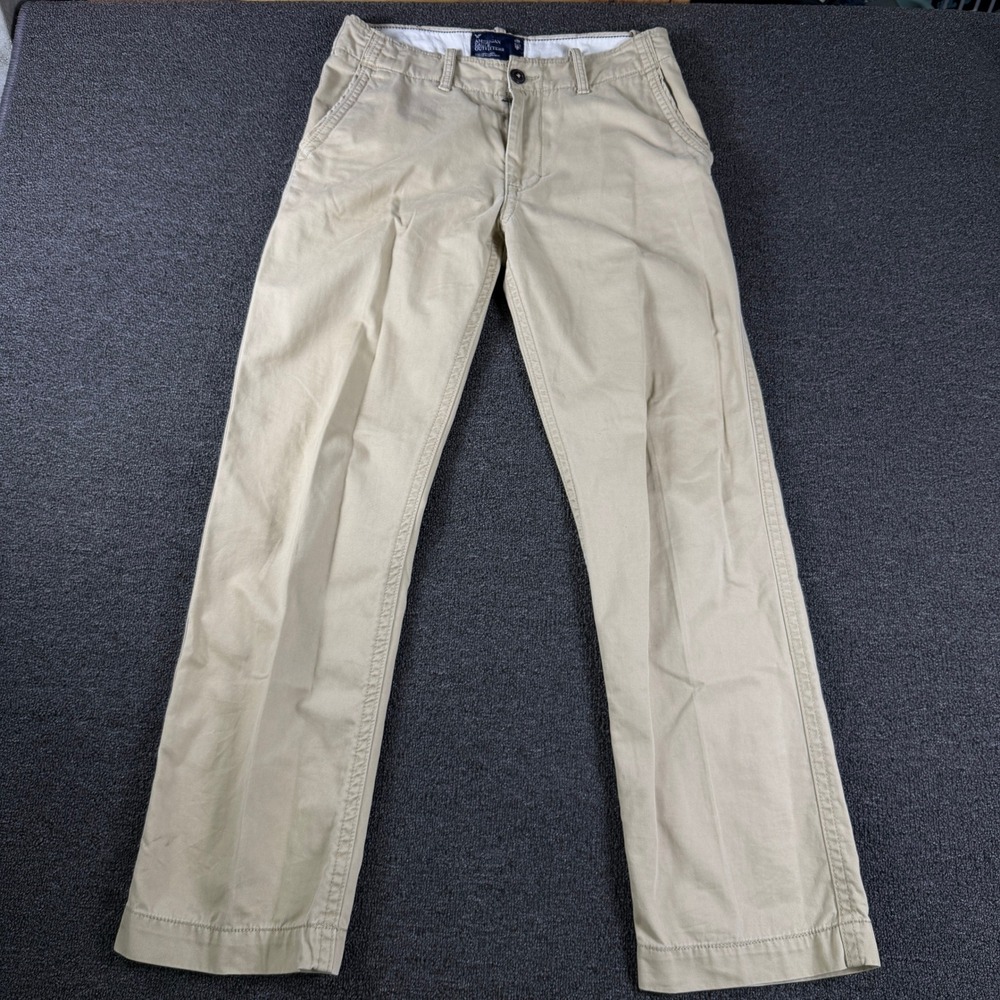 American Eagle Pants Mens 32/34 (Fits 34x32 Chino Tan Cotton EUC